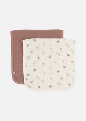 Floral Reversible Muslin Burp Cloths 2 Pack | Woolworths.co.za