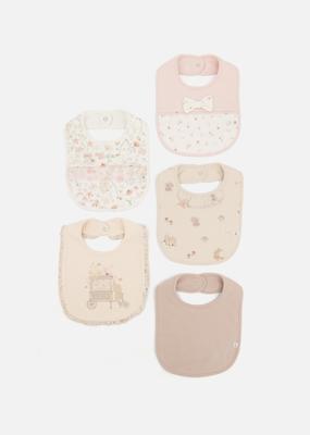 Cotton Bibs 5 Pack | Woolworths.co.za