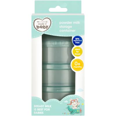 Made 4 Baby 3 Rack Milk Powder Container Green - Clicks