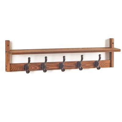 Chenshia Wall Mounted Coat Hooks, Wooden Hat Rack with 5 Hooks for Entryway | Shop Today. Get it Tomorrow! | takealot.com