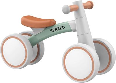 Amazon.com: SEREED Baby Balance Bike for 1-2 Year Olds - 4 Wheels, First Bike for Toddlers, Birthday Gift (Green) : Toys & Games