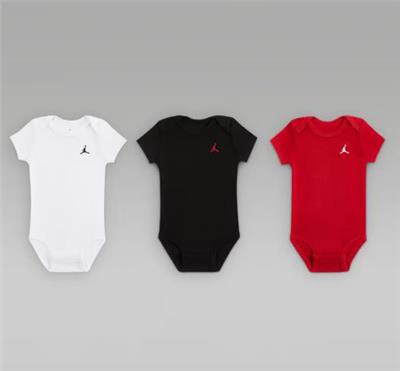 Jordan Everyday Essentials Baby Bodysuits (3-Pack) | Nike.com