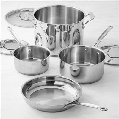 Cuisinart Chefs Classic 7-Piece Cookware Set | Williams Sonoma