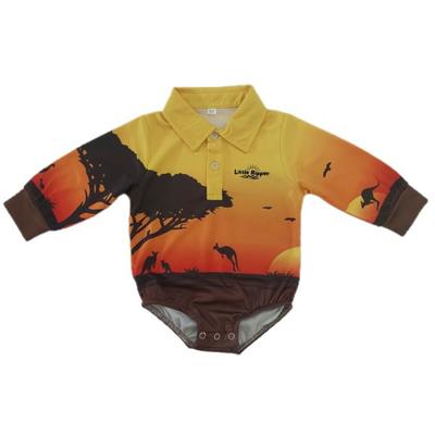 Baby Fishing Shirt Onesie Desert - Lightweight Sun Shirt