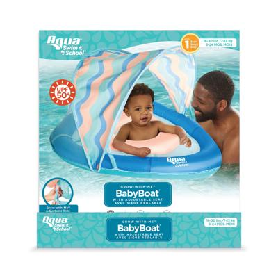 Aqua Swimschool Grow-with-Me Baby Boat with Adjustable Seat Pool Float - Walmart.ca