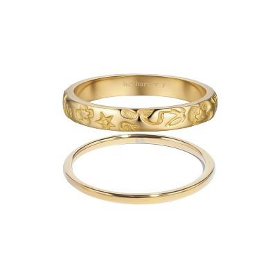 Hey Harper Aurie Ring Set - Gold Size 7 : Target