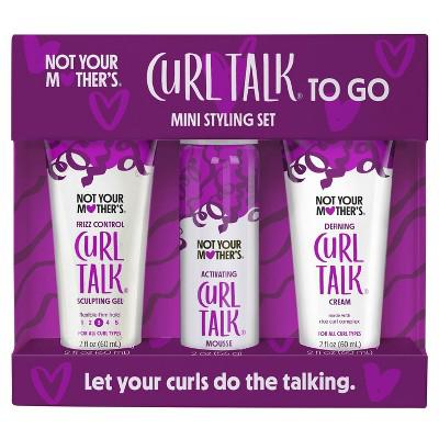 Not Your Mothers Curl Talk Mini Styling Set: Volumizing, Curl Enhancing, For All Hair Types, Multiple Forms : Target