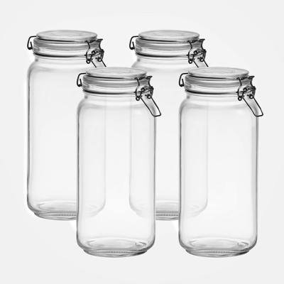 Salisbury & Co Old Fashioned Clip Top Jar 2.1L Set of 4 | Kitchen Warehouse