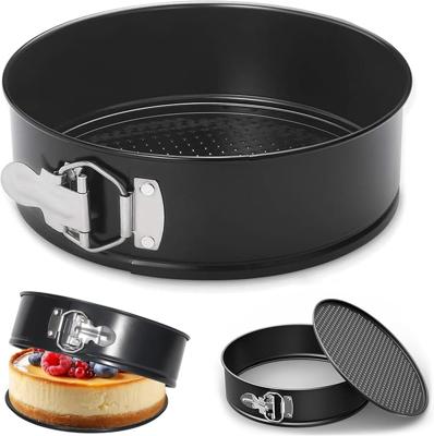 huipinghu 20 cm Springform Cake Tin 8 Inch Non Stick Cake Pan Removable Bottom Leak Proof Cheesecake Tin for Baking Brownies Cheesecake Gateaux Pie :