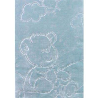 Baby Mink Blanket - Blue Bear
