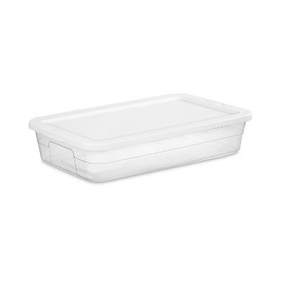 41qt Clear Under Bed Storage Box White - Brightroom™ : Target