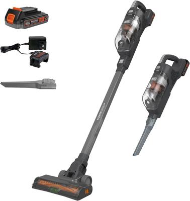 Amazon.com - BLACK+DECKER POWERSERIES 20V MAX Cordless Stick Vacuum Cleaner, Household Vacuum Cleaners for Hardwood Floors and Carpet, LED Lights, Det