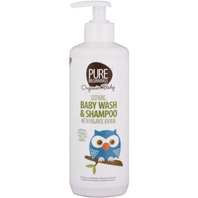 Pure Beginnings Shampoo & Body Wash with Organic Boabab 500ml - Clicks