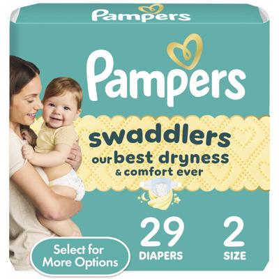 Pampers Diapers Size 2, 29 Count with Leak Protection, Blowout Barrier, Breathe Free Liner - Walmart.com