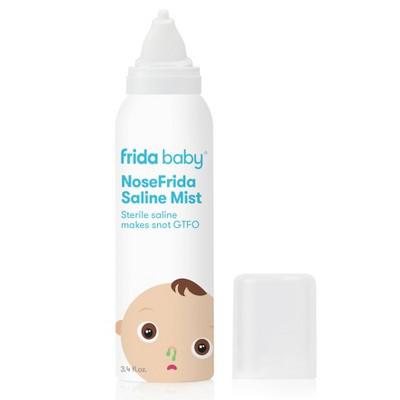 Frida Baby NoseFrida Saline Mist - 3.4 fl oz: Sodium Chloride Liquid for Cold, Cough & Flu Relief, Unflavored : Target