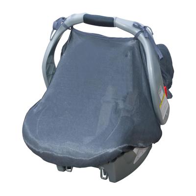 Jolly Jumper Solarsafe Infant Car Seat Net | Grey Mesh Cover with 85% UVB & 82% UVA Protection | Breathable Insect Shield with Adjustable Ties - Walma