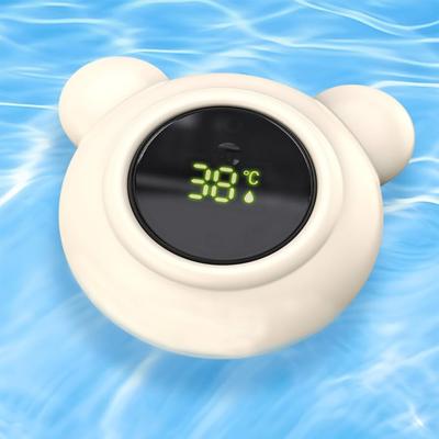 Floating Baby Bath Thermometer Digital - Waterproof Led Display Baby Essentials for New born, Baby Shower Nursery Products, Bathing Water Temperature