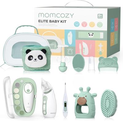 Momcozy Elite Baby Kit, Superior Baby Shower&Registry Essential Kit for Grooming & Health & Cleansing Care, Electric Nail File&Nasal Aspirator, Tummy