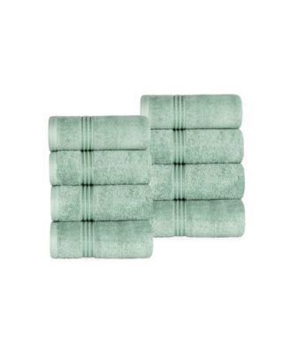 Superior Solid Quick Drying 100% Egyptian Cotton 8-Pc Hand Towel Set - Macys