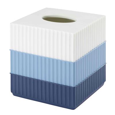 Izod Clubhouse Stripe Blue Tissue Cover - Tissue Cover