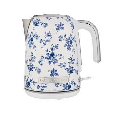 Laura Ashley China Rose Electric Jug Kettle 1.7L White | Kitchen Warehouse