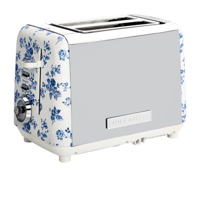 Laura Ashley China Rose 2 Slice Toaster White | Kitchen Warehouse