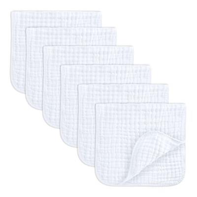 Muslin Cloths Burp Cloths for Baby (White, Pack of 6 , 50 X 25 CM) | Shop Today. Get it Tomorrow! | takealot.com