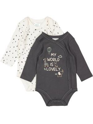 2 Pack Long Sleeve Bodyvests – PEP Online