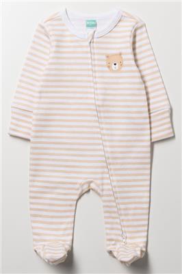 Stripe Babygrow Natural | Babygrows | Ackermans