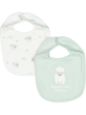2 Pack Sheep Print Bibs – PEP Online