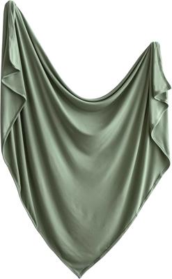 Amazon.com: mushie Stretchy Baby Swaddle Blanket | Extra Soft & Snug Fit | 47x47 (Dried Thyme) : Baby