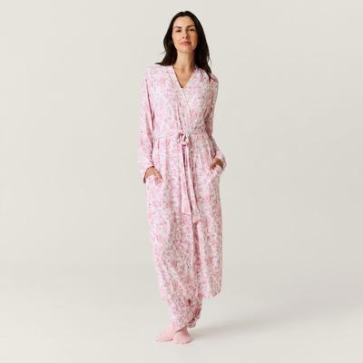 Floral White Adult Luxe Robe | Antoinette