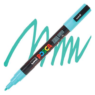 Posca Paint Marker - Aqua Green, Fine, Bullet Tip, 0.9-1.3 mm | BLICK Art Materials