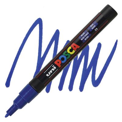 Posca Paint Marker - Blue, Fine, Bullet Tip, 0.9 mm-1.3 mm | BLICK Art Materials