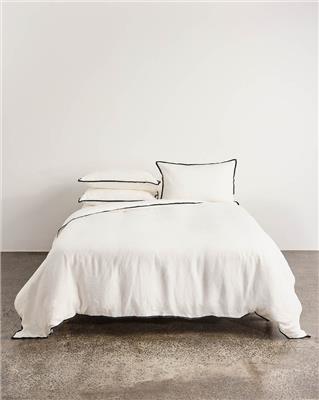 Linen Quilt Cover - Meringue – Hommey