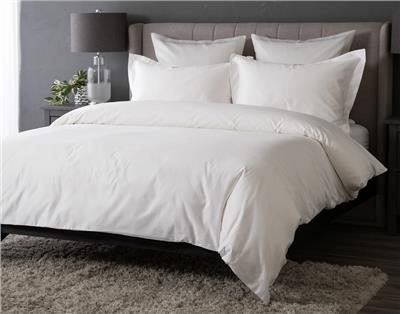 Luxor Egyptian Duvet Cover Set - White Lace | QE Home