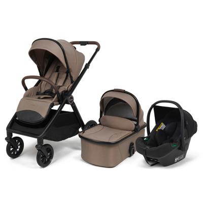 Zummi Swift 3-in-1 Travel System with EnfaSafe i-Size Car Seat Truffle | Smyths Toys UK