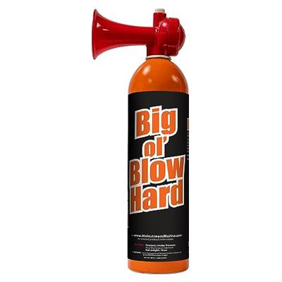 16oz Mainstream Marine Big Ol’ Blowhard Marine-Grade Air Horn, Portable Loud Air Horns for Safety, Emergency Boat Blow Horn Can, High-Capacity, Can Be