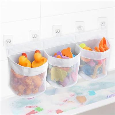 Redisson Bath Tub Toy Storage Organizer with 3 Compartments and 5 Hooks | Shop Today. Get it Tomorrow! | takealot.com
