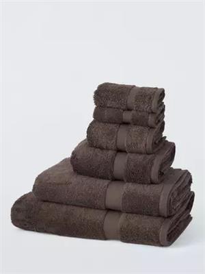 John Lewis Egyptian Cotton Extra Large Bath Sheet, Cocoa