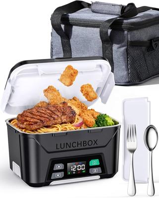 Amazon.com: EAST OAK Cordless Electric Lunch Box for Adults, Heated Lunch Box Battery Powered with Automatic Heating, 5.5 Cups Portable Food Warmer wi