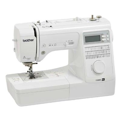 Brother TY600C Comp Sew Machine White & Grey