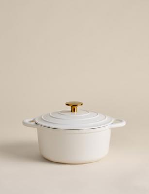 Cast Iron Medium Casserole Dish | M&S | M&S