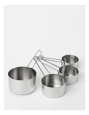 The Cooks Collective Measuring Cups In Stainless Steel | MYER