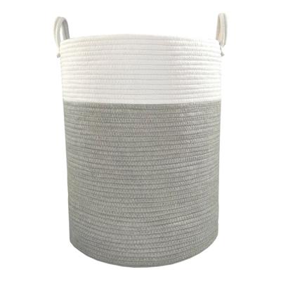 Living Textiles Cotton Rope Hamper Grey | Baby Bunting AU