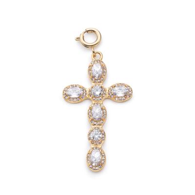 Phoebe Cross Pendant Charm – Bijoux De Mimi
