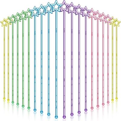 Amazon.com : Capoda 20 Pcs Teacher Star Finger Pointers for Classroom Mini Hand Reading Pointer Stick for Kids Plastic Princess Fairy Wands for Back t