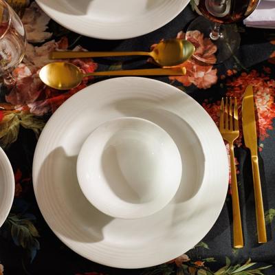 Noritake Arctic White 20 Piece Dinner Set | Ceramic – Whitehouse & Continental Linen
