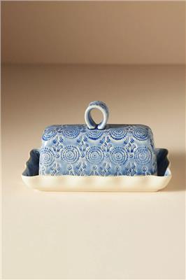 Old Havana Butter Dish | Anthropologie