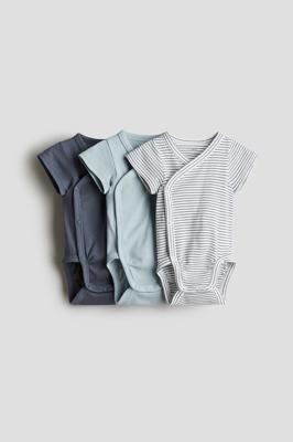 3-pack Wrapover Bodysuits for kids | H&M CA